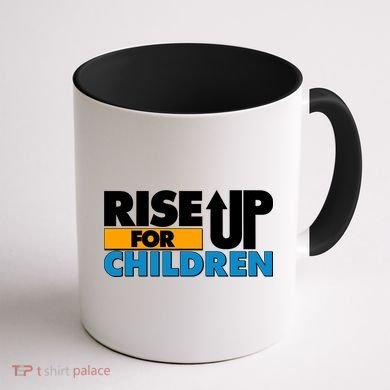 Rise Up For The Children Coffee Mug back