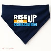 Rise Up For The Children USA-Made Doggie Bandana thumb 0