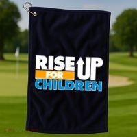 Rise Up For The Children Golf Towel thumb 1