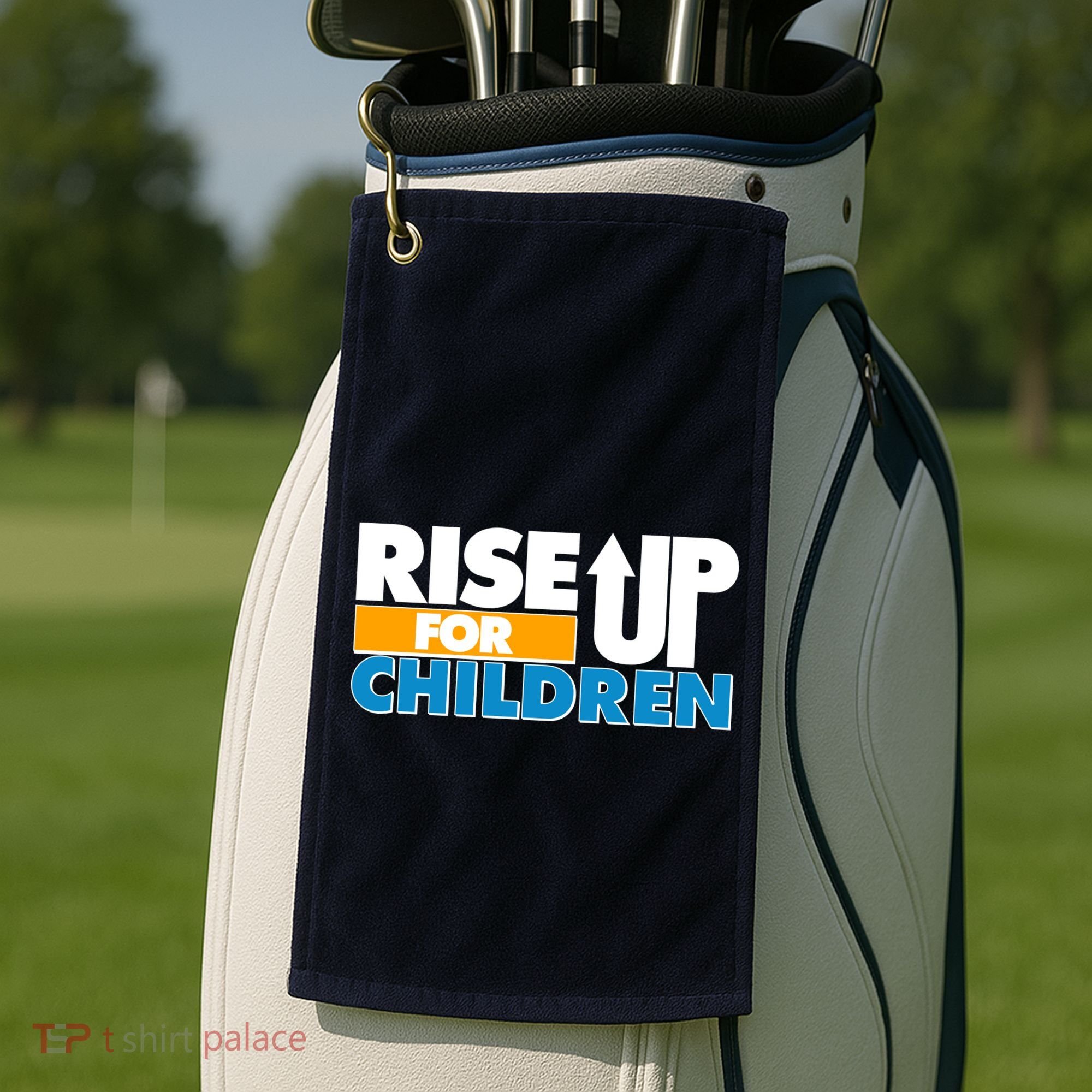 Rise Up For The Children Golf Towel
