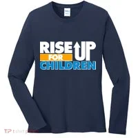 Rise Up For The Children Women's Long Sleeve Shirt thumb 0