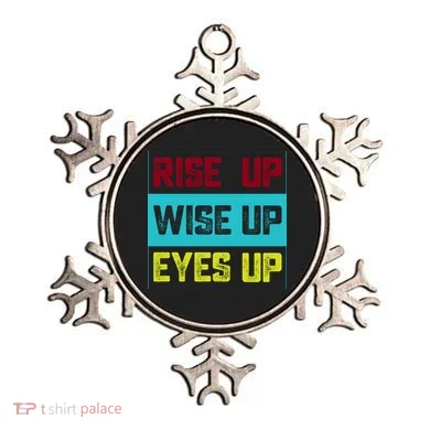Rise Up Wise Up Eyes Up Ornament