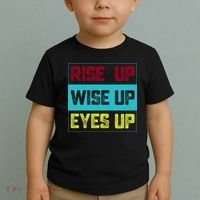 Rise Up Wise Up Eyes Up Toddler T-Shirt thumb 2