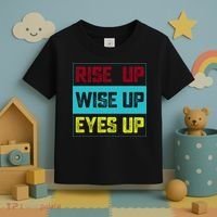 Rise Up Wise Up Eyes Up Toddler T-Shirt thumb 3