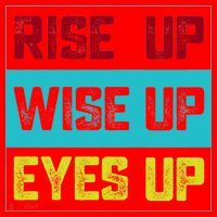 Rise Up Wise Up Eyes Up Santa Hat thumb 1