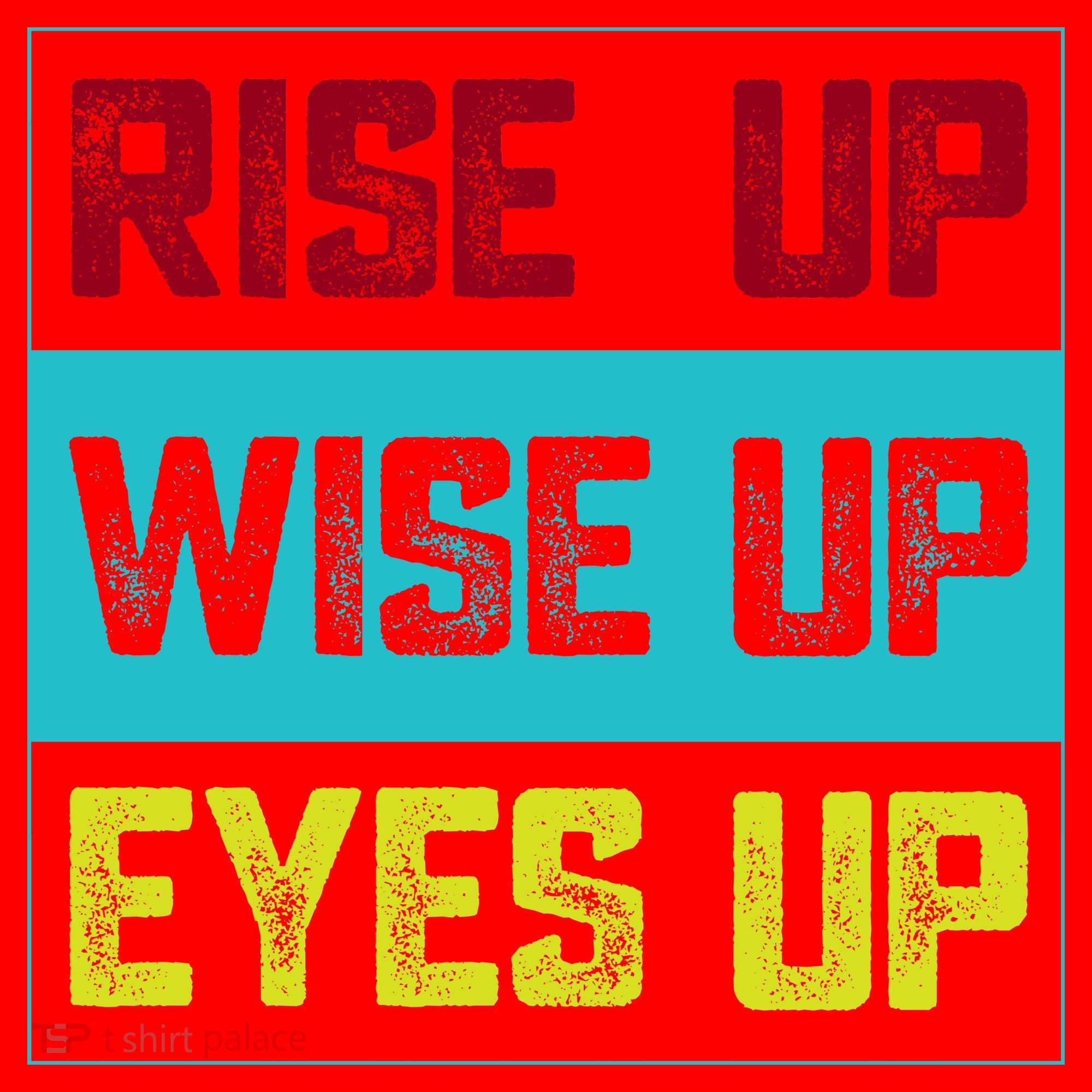 Rise Up Wise Up Eyes Up Santa Hat