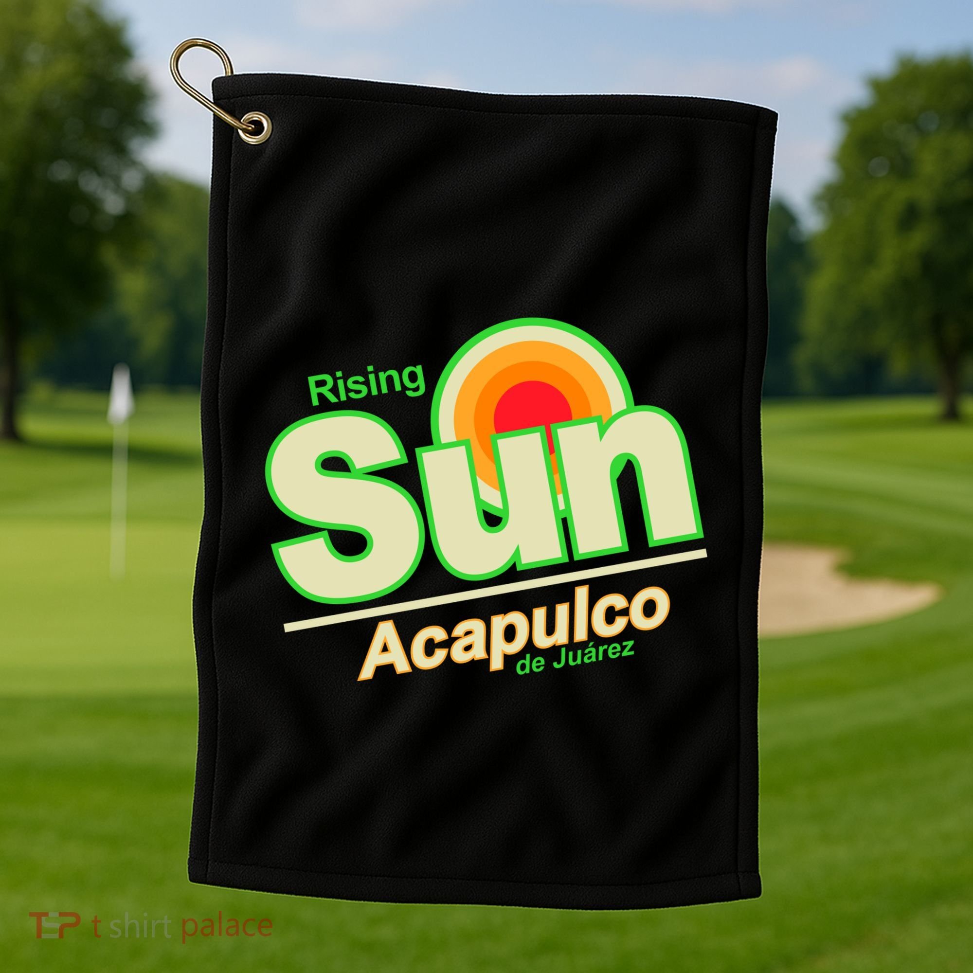 Rising Sun Acapulco Soda Golf Towel