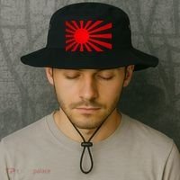 Rising Sun Flag Japan Bucket Hat thumb 2