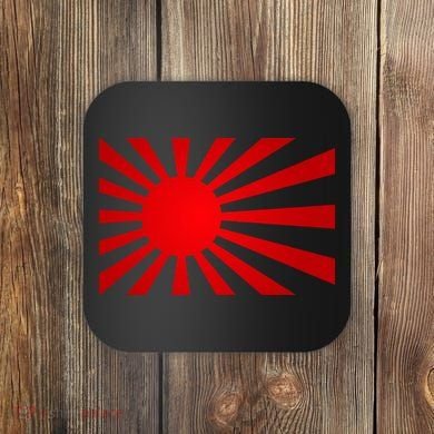 Rising Sun Flag Japan Coaster
