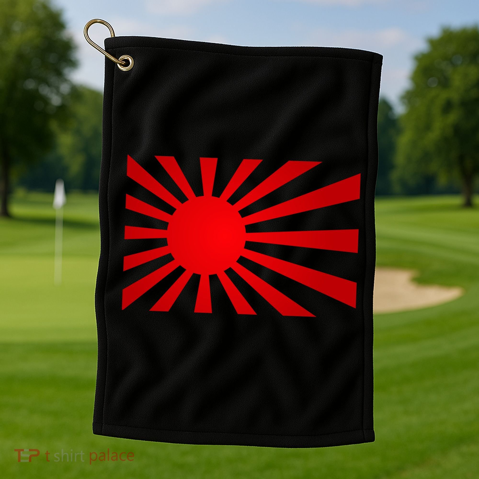 Rising Sun Flag Japan Golf Towel