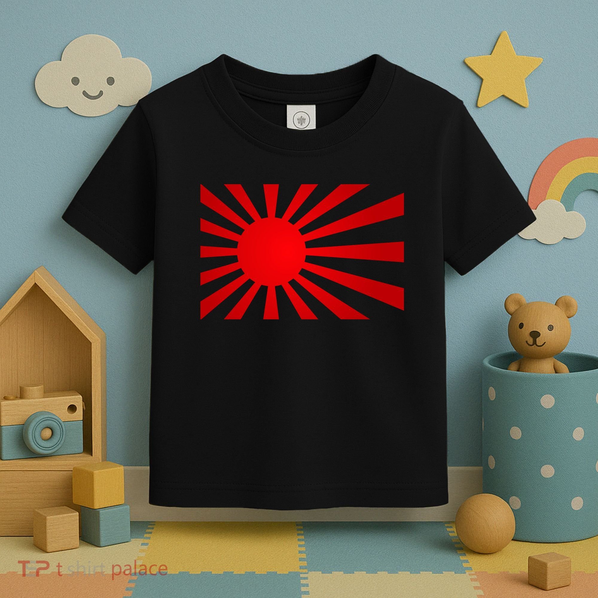 Rising Sun Flag Japan Toddler T-Shirt