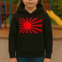 Rising Sun Flag Japan Kids Hoodie thumb 3