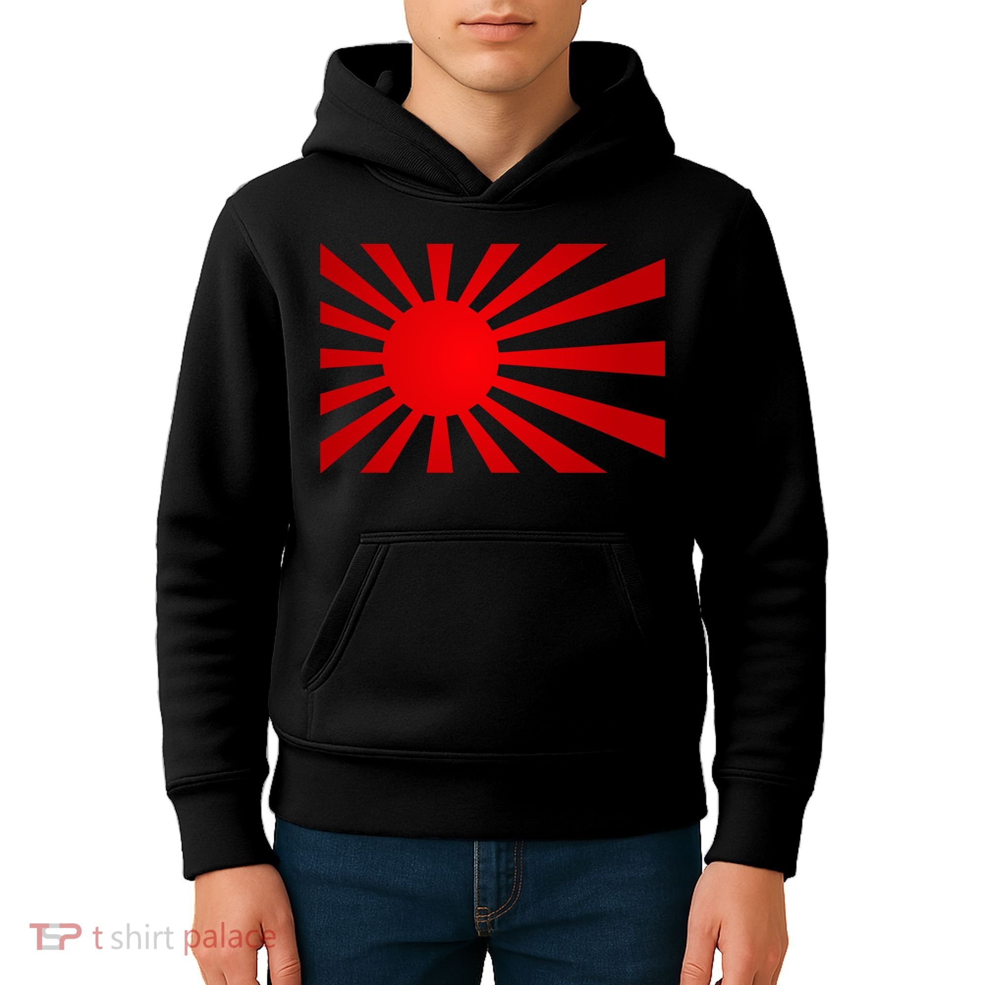Rising Sun Flag Japan Kids Hoodie