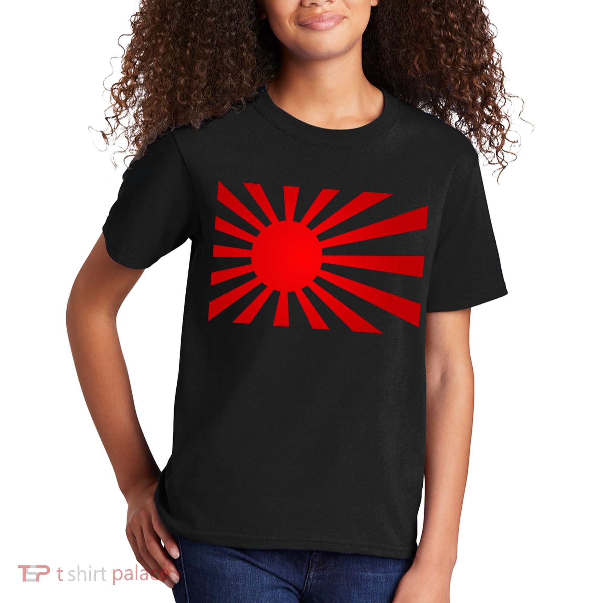 Rising Sun Flag Japan Kids T-Shirt