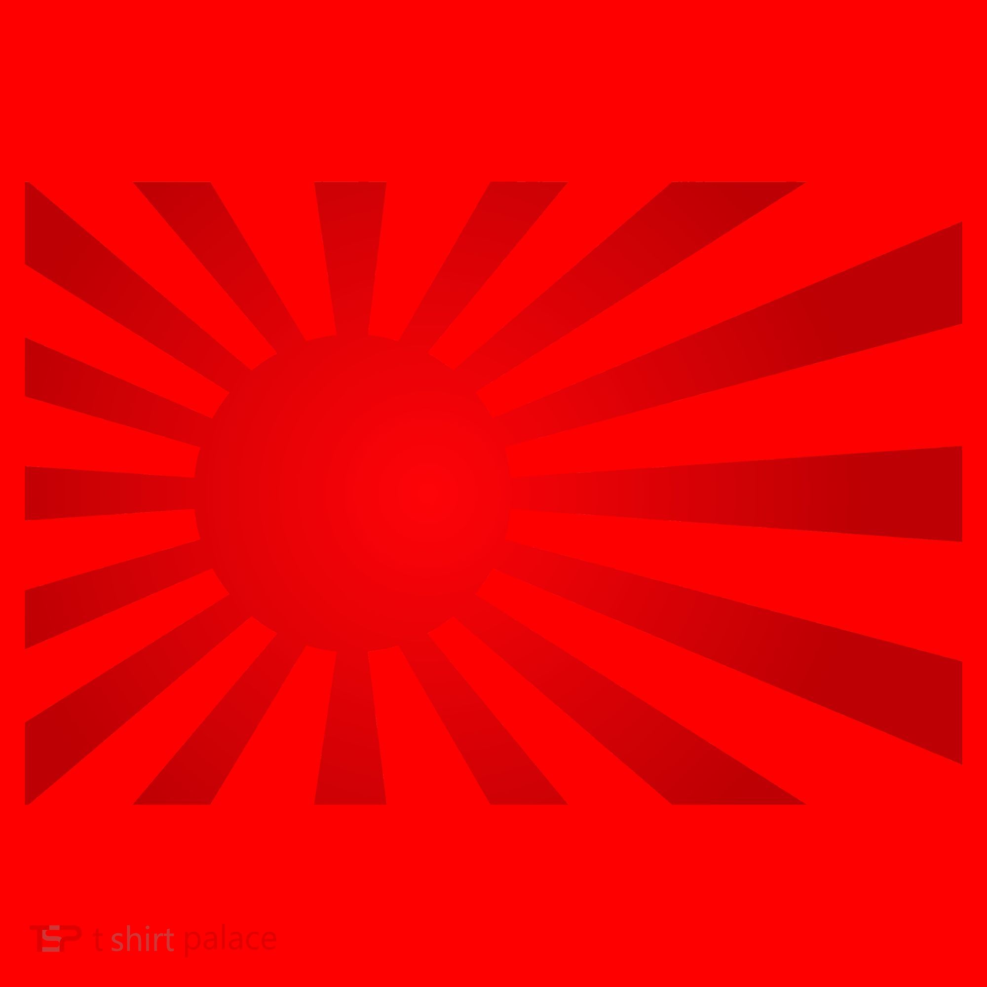 Rising Sun Flag Japan Santa Hat