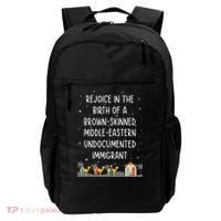 Rejoice In The Birth Of A Brown Skinned Middle Eastern Xmas  Backpack thumb 0