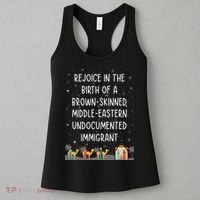 Rejoice In The Birth Of A Brown Skinned Middle Eastern Xmas  Women's Tank Top thumb 3