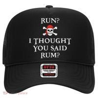 Run I Thought You Said Rum Funny Pirate Running Hat thumb 0