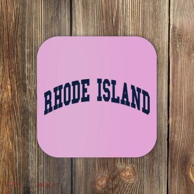 Rhode Island Throwback Design Classic Coaster