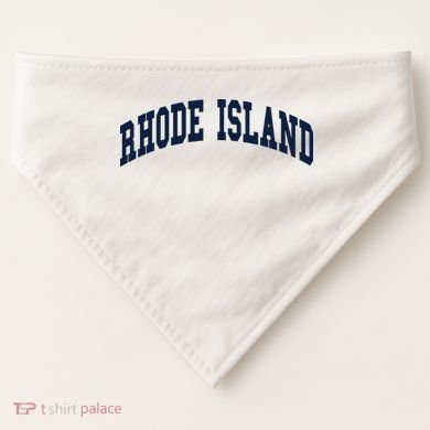 Rhode Island Throwback Design Classic USA-Made Doggie Bandana