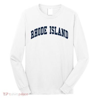 Rhode Island Throwback Design Classic Long Sleeve Shirt