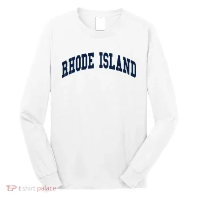 Rhode Island Throwback Design Classic Long Sleeve Shirt