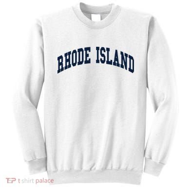 Rhode Island Throwback Design Classic Sweatshirt