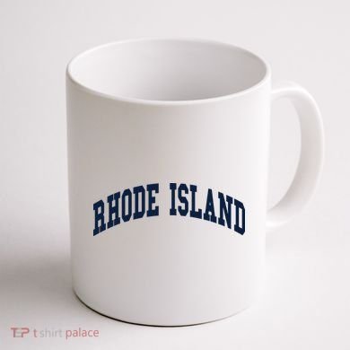 Rhode Island Throwback Design Classic Coffee Mug back