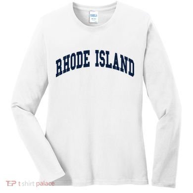 Rhode Island Throwback Design Classic Women's Long Sleeve Shirt