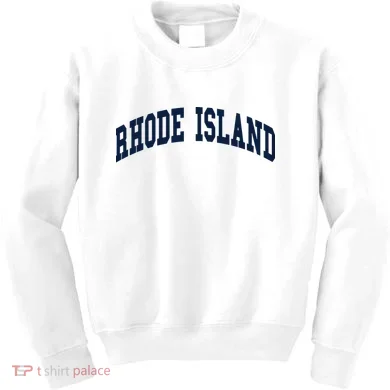 Rhode Island Throwback Design Classic Kids Sweatshirt