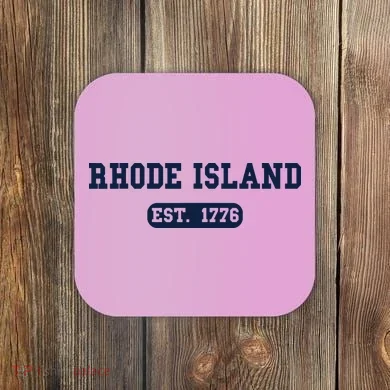 Rhode Island Throwback Design Classic Coaster