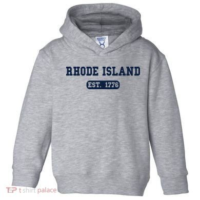 Rhode Island Throwback Design Classic Toddler Hoodie