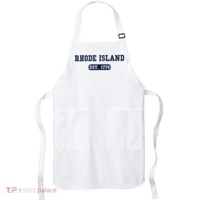 Rhode Island Throwback Design Classic Apron