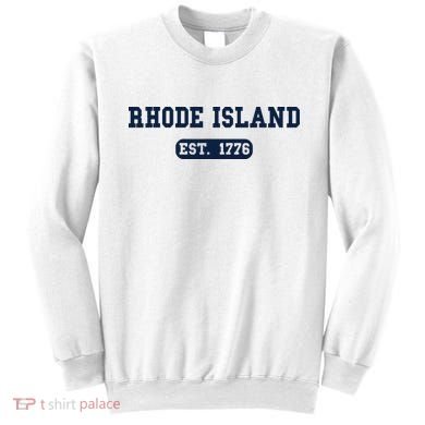 Rhode Island Throwback Design Classic Sweatshirt