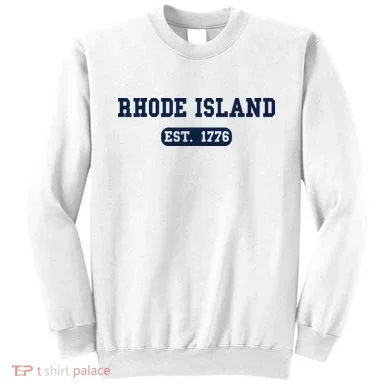 Rhode Island Throwback Design Classic Sweatshirt