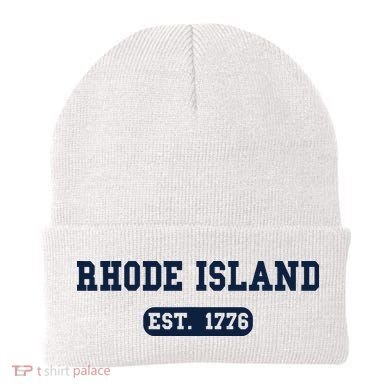 Rhode Island Throwback Design Classic Beanie