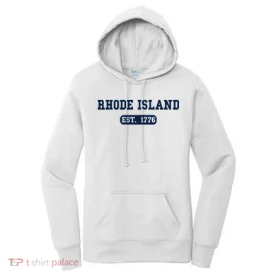 Rhode Island Throwback Design Classic Women's Hoodie