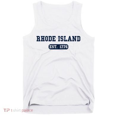 Rhode Island Throwback Design Classic Tank Top
