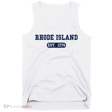 Rhode Island Throwback Design Classic Tank Top