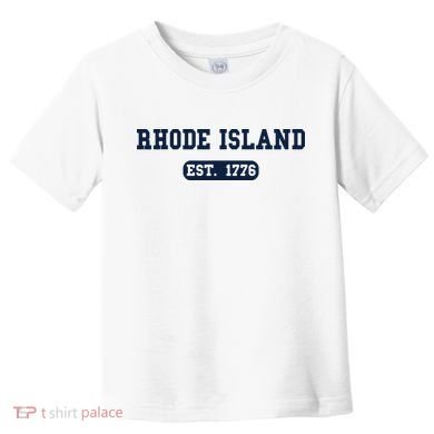 Rhode Island Throwback Design Classic Toddler T-Shirt