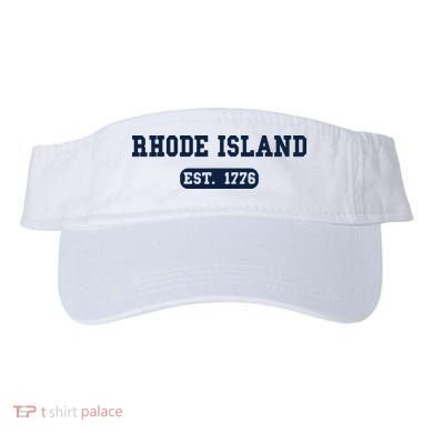 Rhode Island Throwback Design Classic Visor