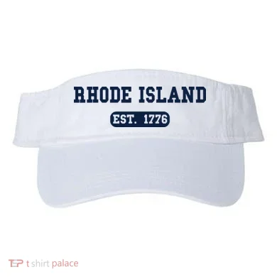 Rhode Island Throwback Design Classic Visor