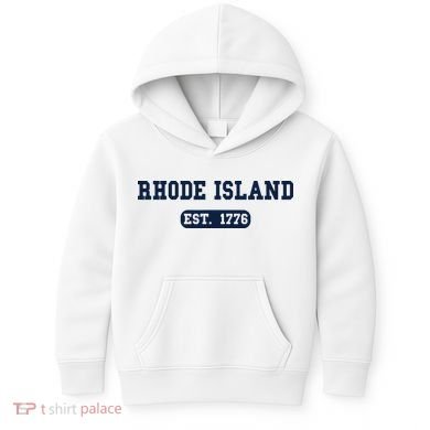 Rhode Island Throwback Design Classic Kids Hoodie