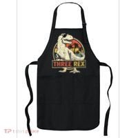 Roaring into Three Dinosaur Birthday Celebration Apron thumb 0