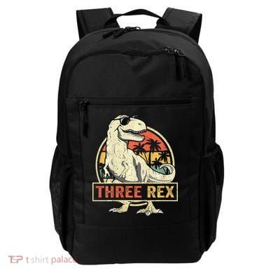 Roaring into Three Dinosaur Birthday Celebration Backpack