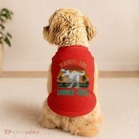 Rawr I'm Three Rex 3rd Birthday T-rex Dinosaur 3 Years Old Doggie Tank thumb 2