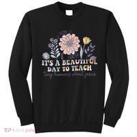 Retro I Teach Tiny Humans About Jesus Christian Teacher Sweatshirt thumb 0