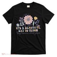 Retro I Teach Tiny Humans About Jesus Christian Teacher T-Shirt thumb 0