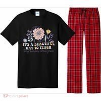 Retro I Teach Tiny Humans About Jesus Christian Teacher Pajama Set thumb 0