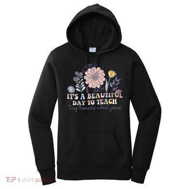 Retro I Teach Tiny Humans About Jesus Christian Teacher Women's Hoodie
